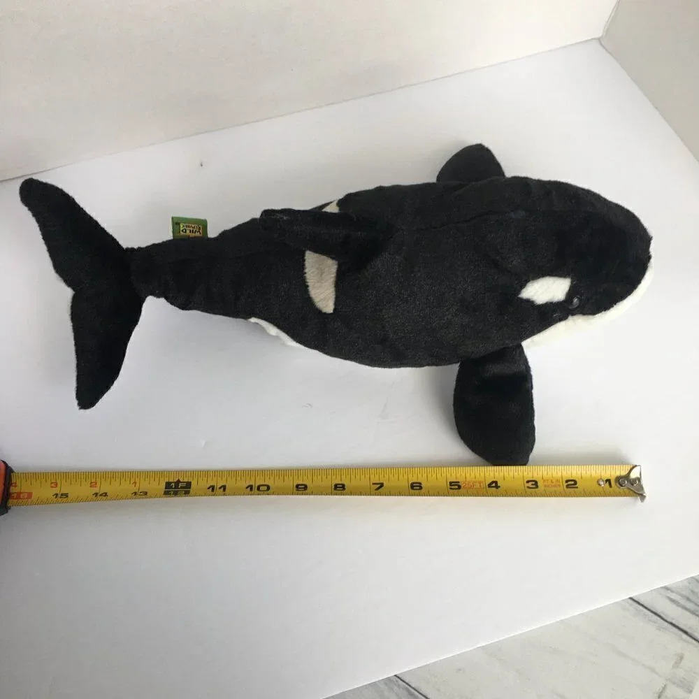 Wild Republic Killer Whale Orca Stuffed Animal Plush Kids Toy